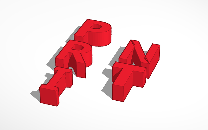 3D design FontType_magazine - Tinkercad
