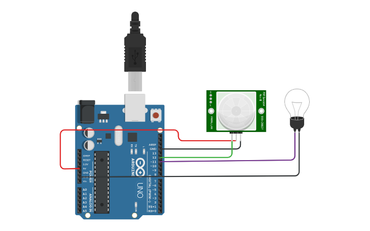 Circuit Design Sensor De Movimento Tinkercad 5741