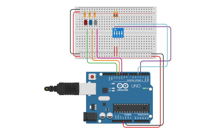 Circuit Design Messi - Tinkercad