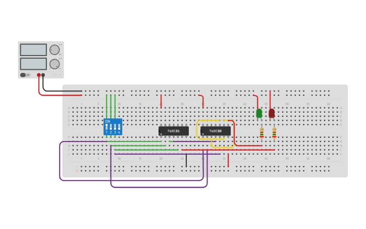Circuit design Full Adder using XOR and NAND gate, Macalinao - Tinkercad