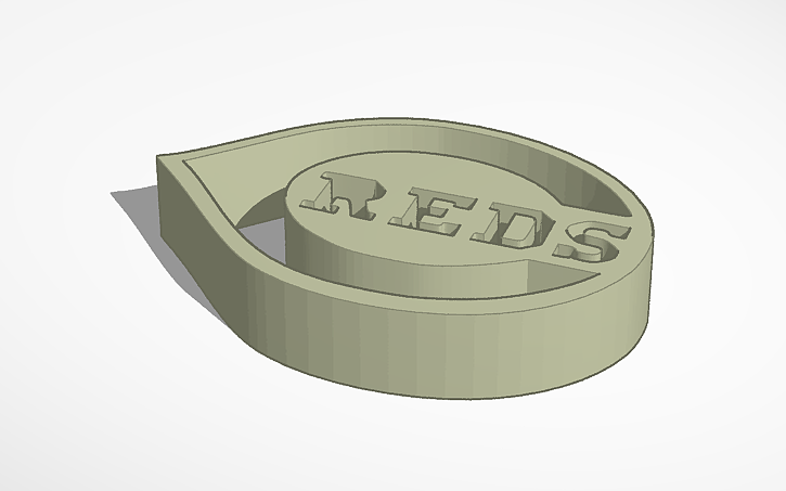 3D design Reds Logo - Tinkercad