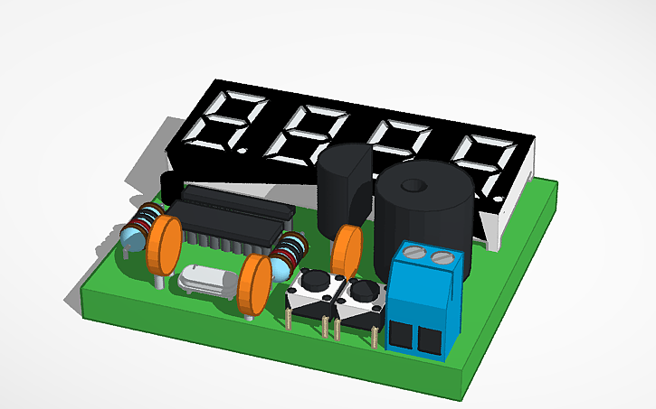 3D design CLOCK - Tinkercad