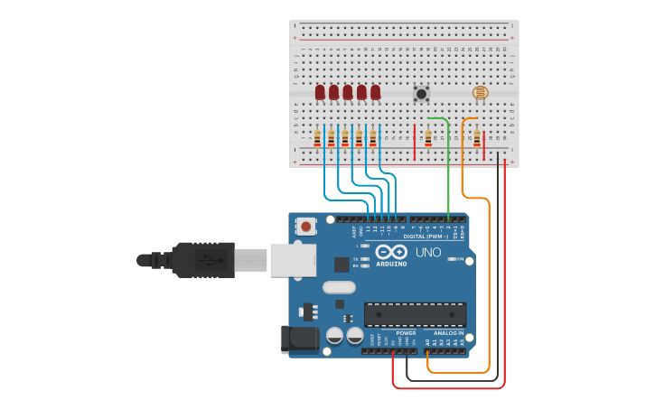 Circuit design 02_Arduino_1_Practice - Tinkercad