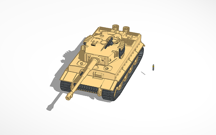 3D design TİGER 1 - Tinkercad