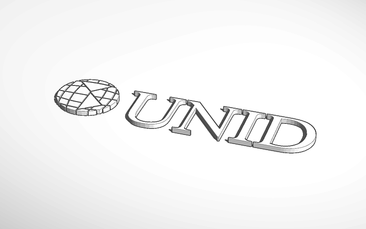 unid logo tinkercad unid logo tinkercad