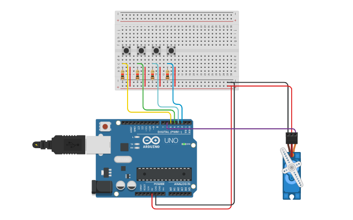 Circuit design ProG5 - Tinkercad