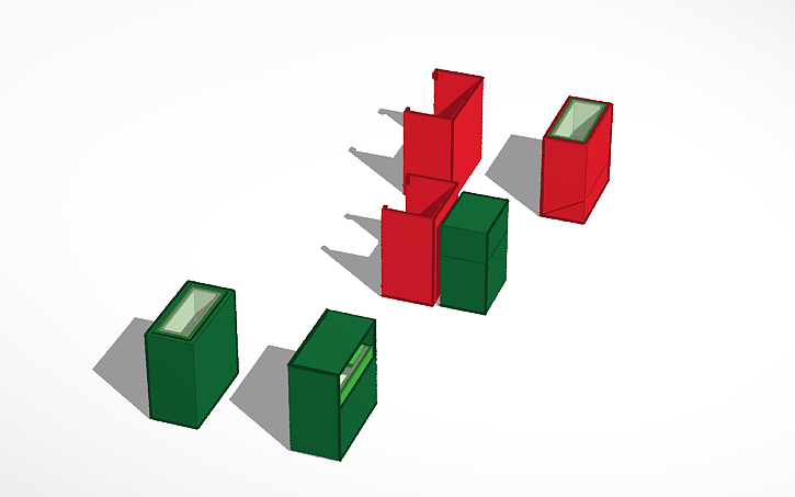 3D design Square Print-in-place Dice Tower - Tinkercad