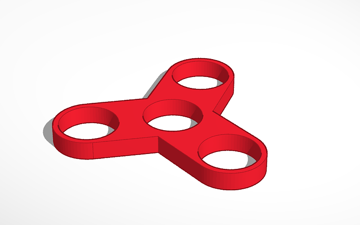 3D design Fidget Spinner Layout | Tinkercad
