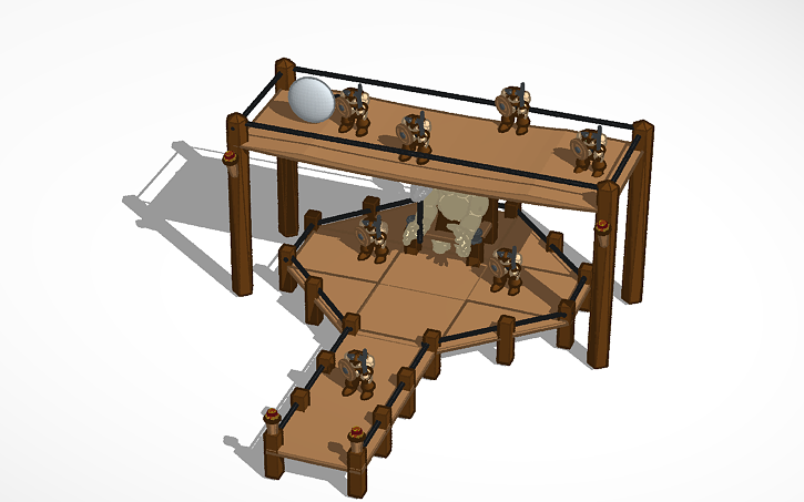3D design Goblin town, the hobbit - Tinkercad