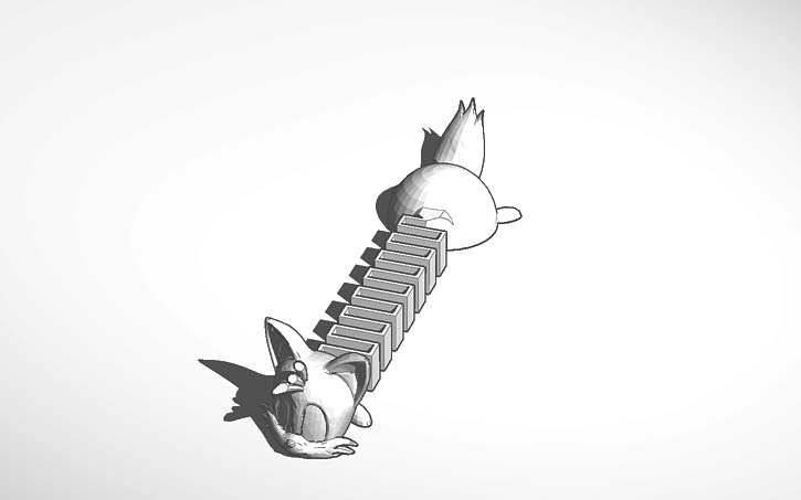 3D design Cat Spring - Tinkercad