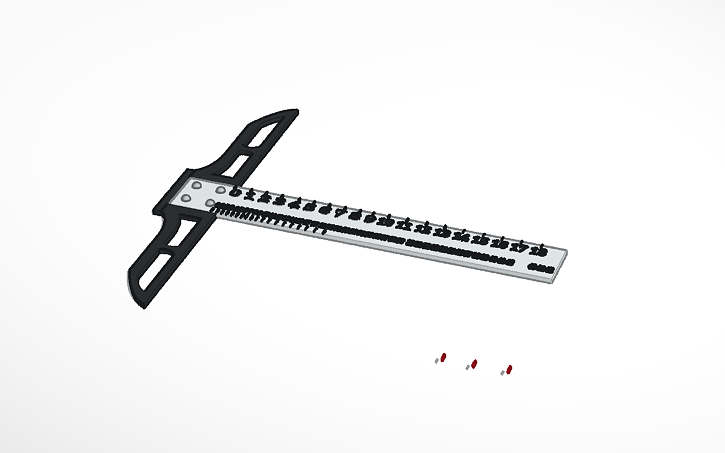 3D design T-Square - Tinkercad