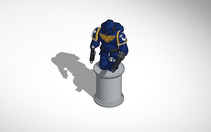 3d Design Roblox Space Marine Tinkercad 