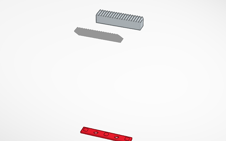 Vex Rack Stl File 3D design VEX Rack Gear - Tinkercad