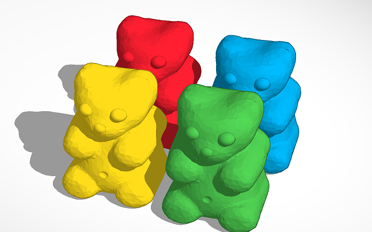 The Gummy Bear Army Made By Samuel Tinkercad