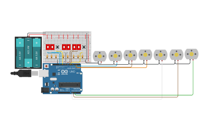 Circuit design Progeto maquina de bebidas quentes com arduino - Tinkercad