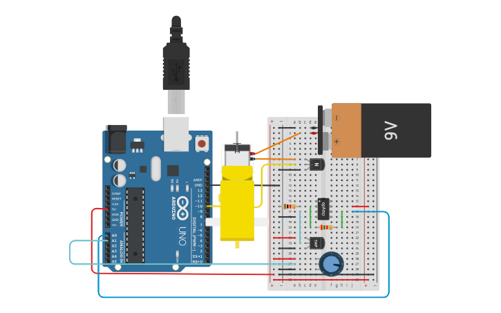 Circuit design Hello PID Controller - Tinkercad