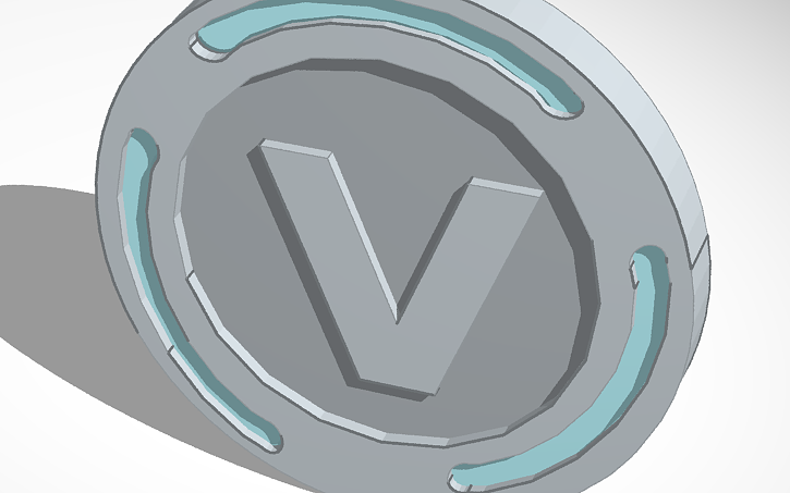 3D design FREE V-BUCKS | Tinkercad