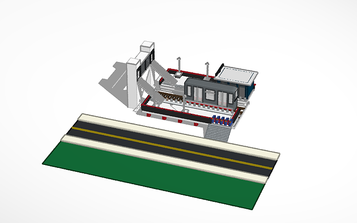 3D design Tuckahoe Train Station - Tinkercad