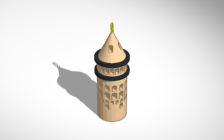3d Design Galata Tower Tinkercad