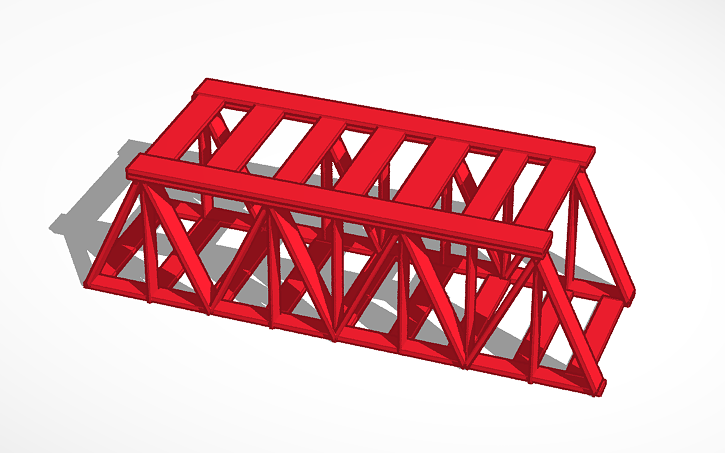 3D design Arosh Hossain TRUSS BRIDGE - Tinkercad