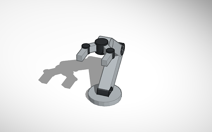 3D design robotic arm - Tinkercad