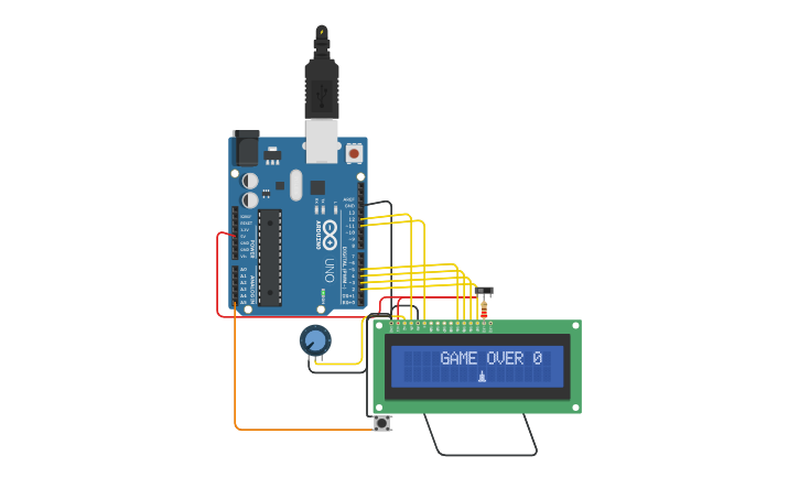 Circuit design arcade game - Tinkercad