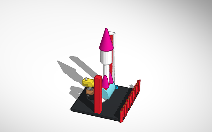 3D design Rocket 1 | Tinkercad