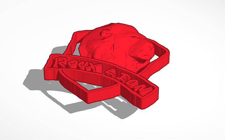 3D design Roux Lion - Tinkercad
