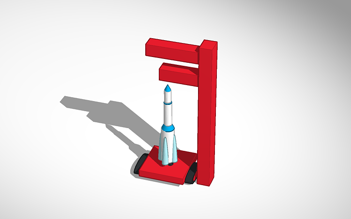 3D design Rocket Ship | Tinkercad