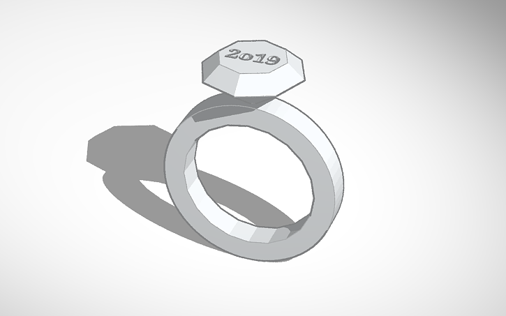 3D design ring - Tinkercad