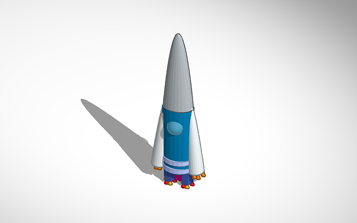3D design Rocket - Tinkercad
