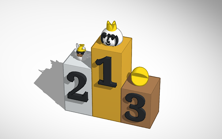 3D design podium - Tinkercad