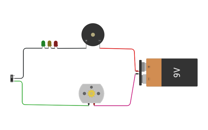 Circuit design On Off Switch - Tinkercad