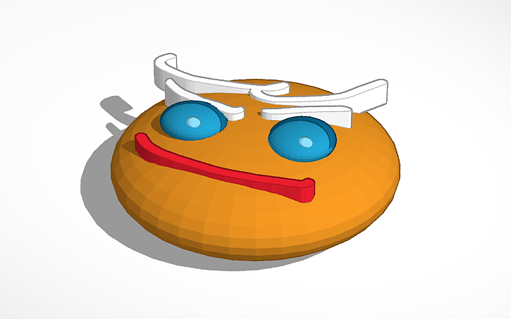 3D design GingerBrave's Head | Tinkercad