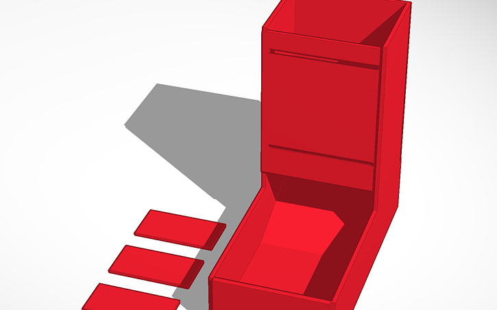 3D design dice tower - Tinkercad