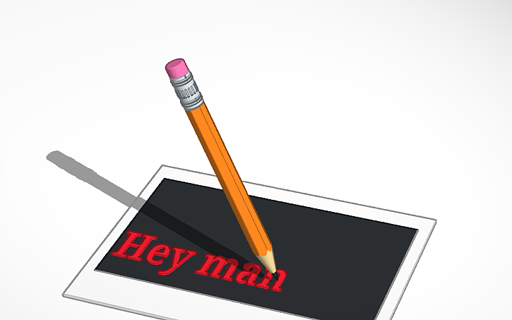 3D design Writing on Tablet made by Soham Thanekar - Tinkercad