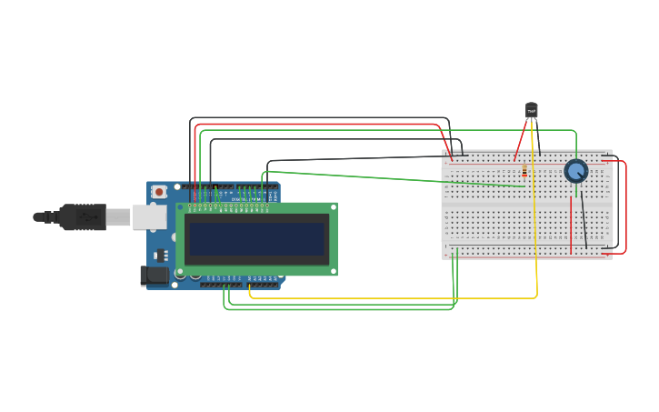 Circuit Design Temperature Sensor Tinkercad 0205