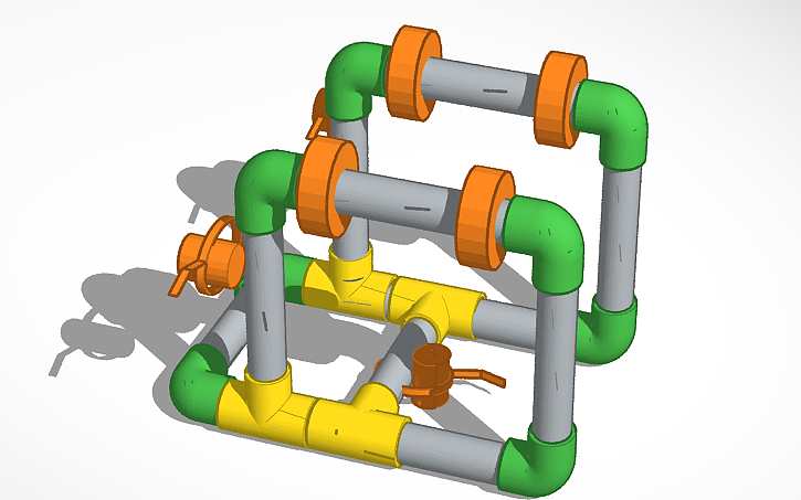 3D design projeto rov - Tinkercad