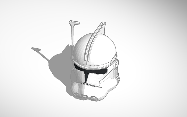 3D design Arc Trooper Helmet - Tinkercad