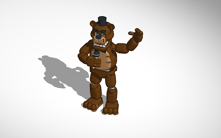 3D design Freddy five nights at freddy - Tinkercad