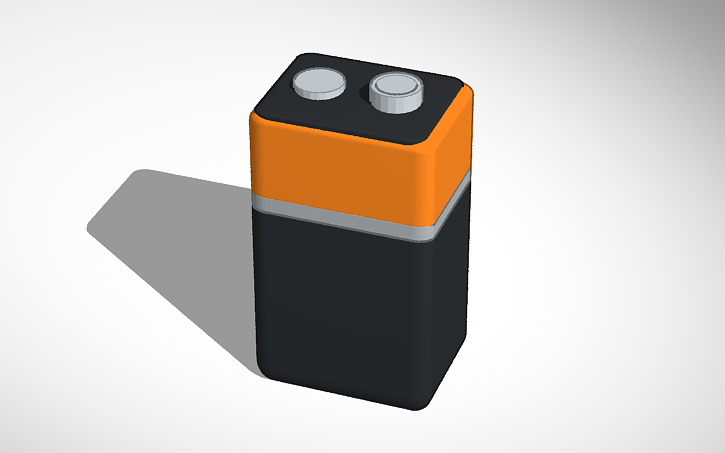 3D design Battery - Tinkercad