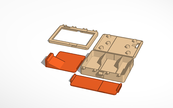 3D design Rpi Laptop Case (Small Printer) v2.0 - Tinkercad