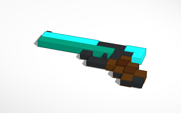Minecraft Pistol Png