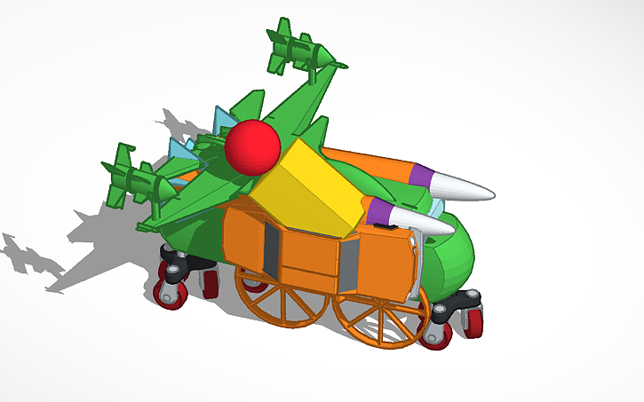 3D design rizzler truck - Tinkercad