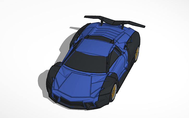 3D design Reventon Widebody Tinkercad