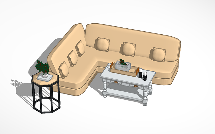 3D design furniture - Tinkercad