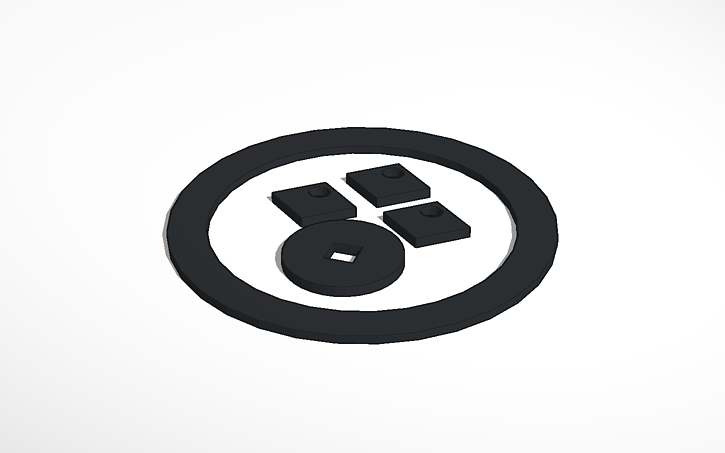 朱家家紋 Tinkercad 朱家家紋 Tinkercad