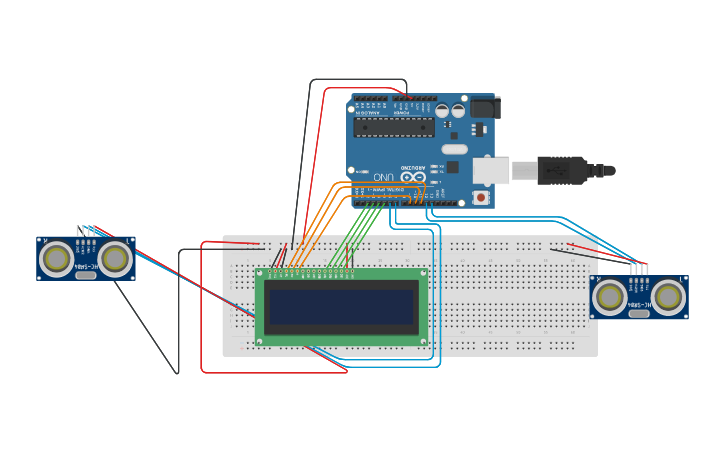 Circuit design iot lab 2 - Tinkercad image.