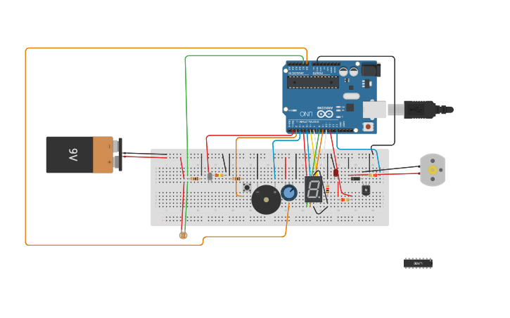 Circuit design arduino - Tinkercad