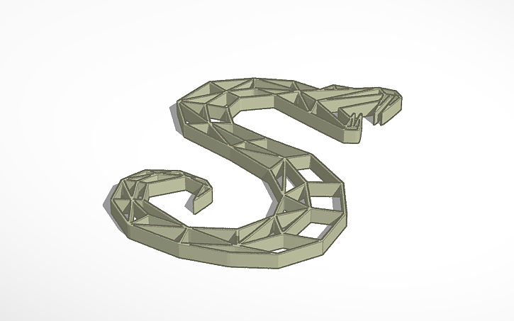 3D design snake | Tinkercad